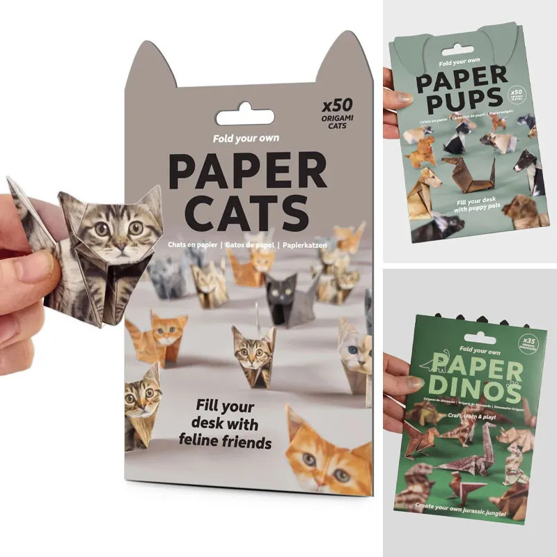 Dinosaur And Craft - Creatief DIY Origami Handgemaakt 50 Vellen