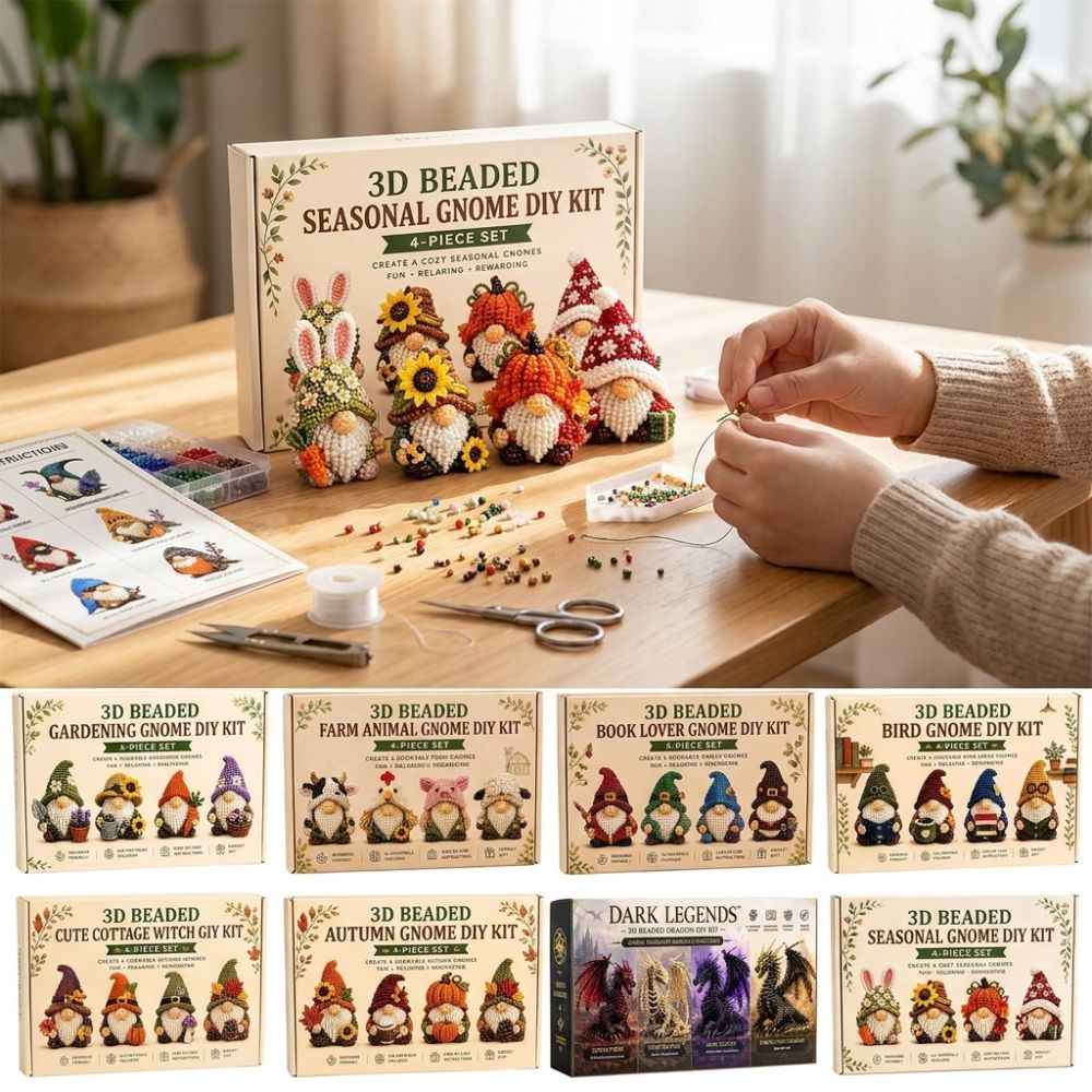 Art Craft Education - Levendige buiskralen 3D kralen DIY knutselset