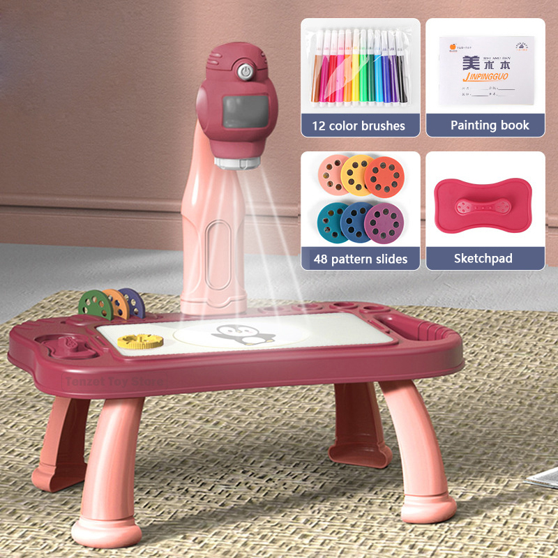 Art Craft Education - Smart Projector Kids Schilderij Tafel Set