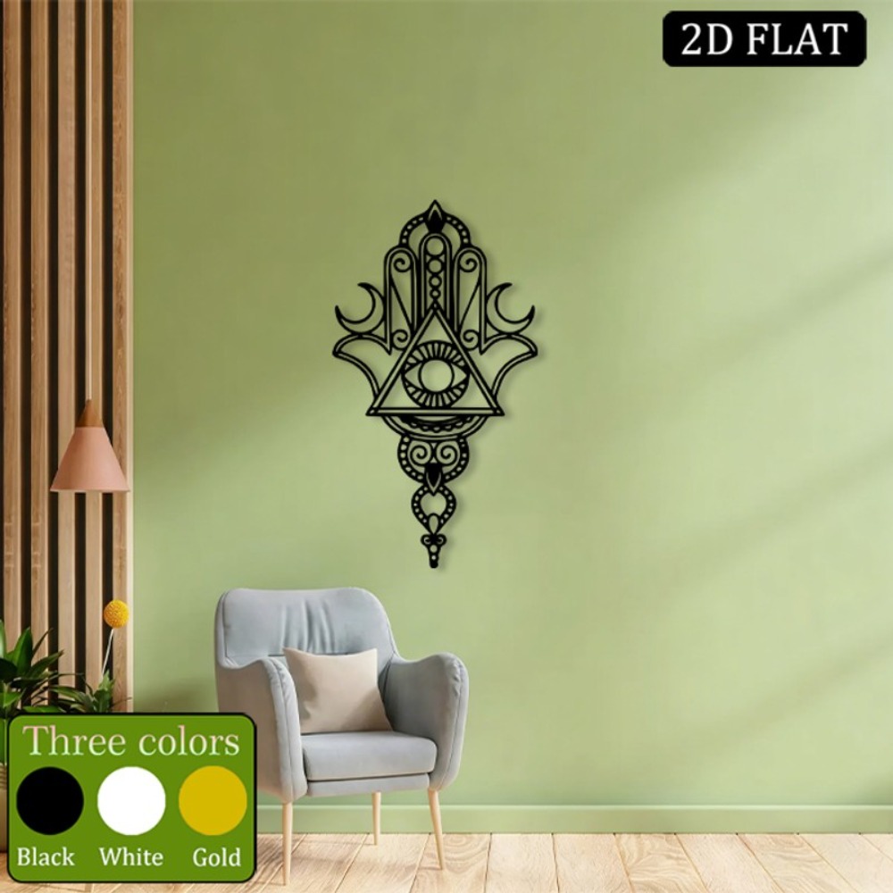 Art & Craft Teacher - CIFBUY IJzeren Wanddecoratie Hamsa Boze Oog
