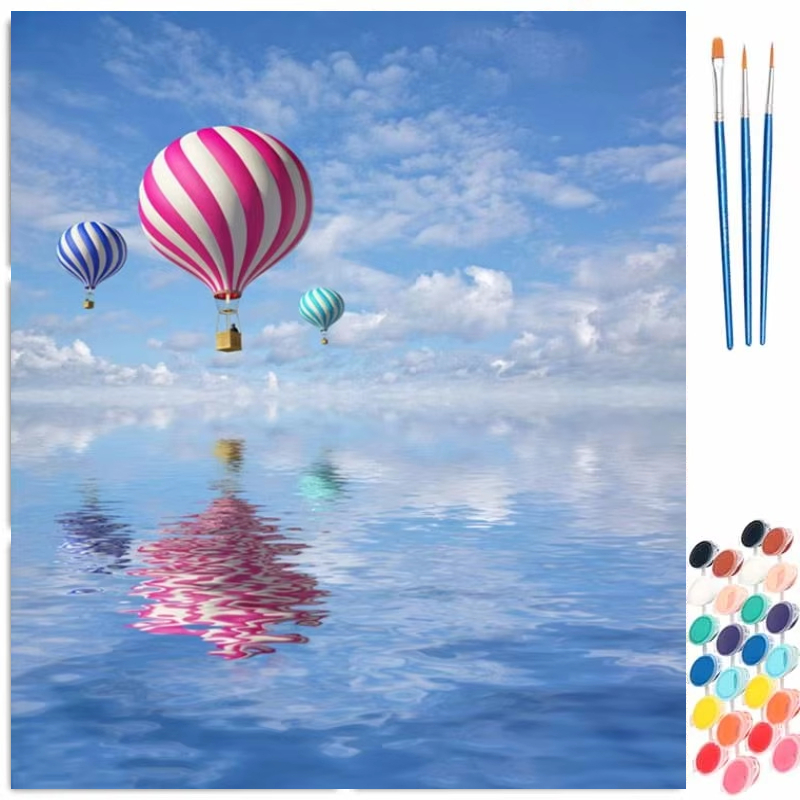 Art Craft Picture - Schilderen op nummer canvas schilderijsets, kustmotieven,