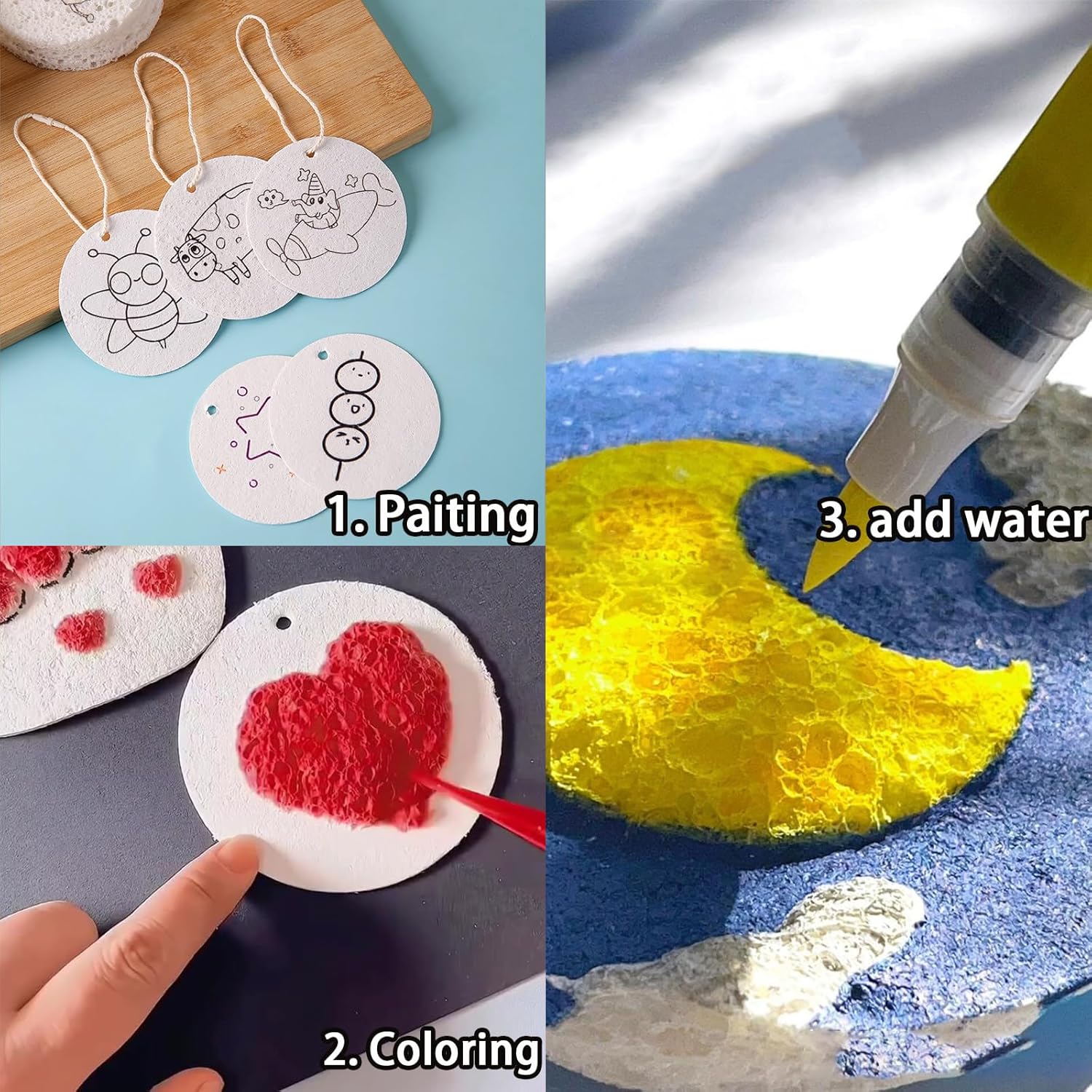 3D gezwollen schuimtextuur sch - Art Craft With Paper recensie en prijs