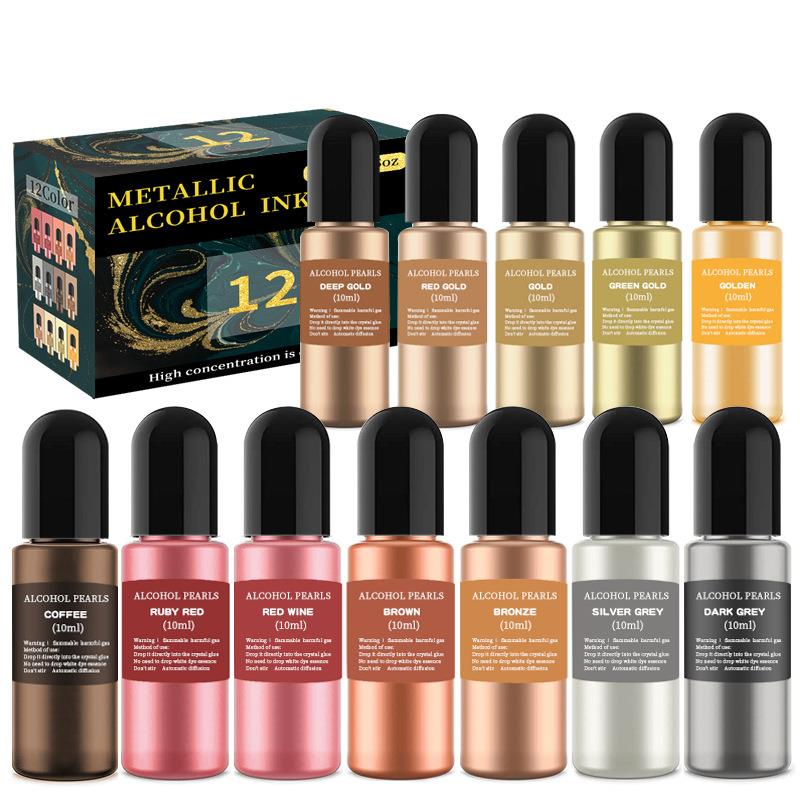 1 Set Hars Pigment Kit Art Ink - Alcohol Ink Set recensie en prijs
