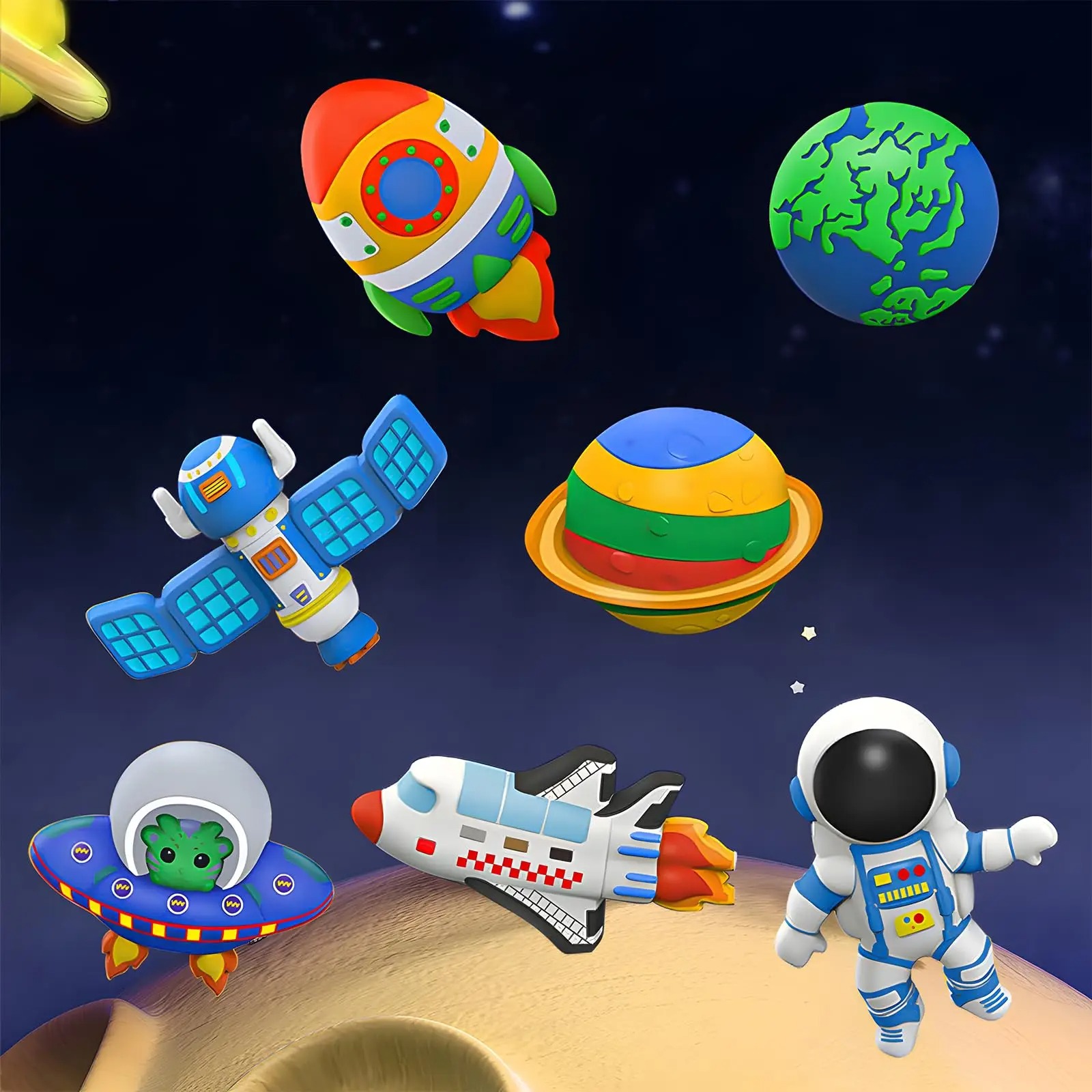 Space DIY Gipsset voor kindere - Art Craft Education recensie en prijs