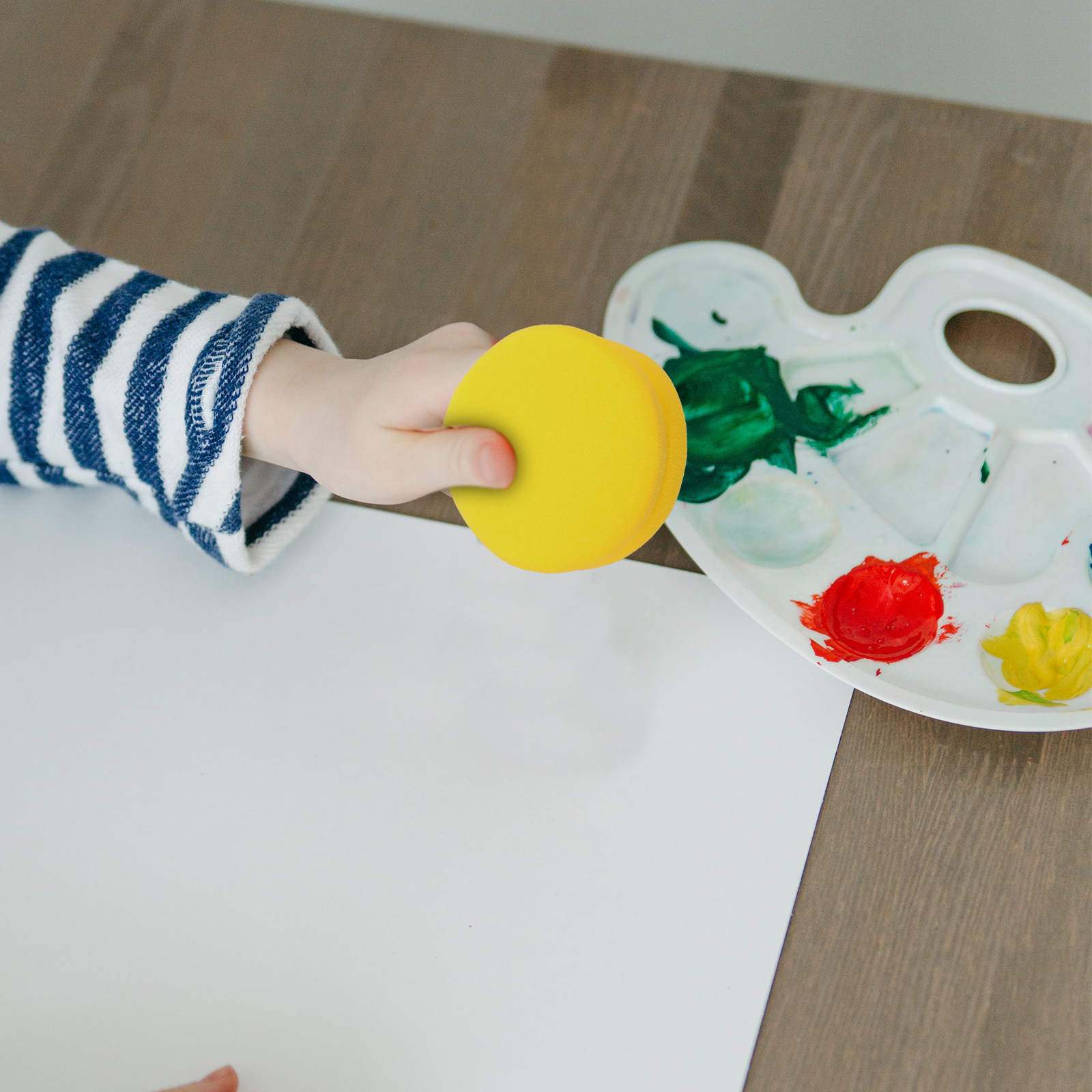 2-delige schilderspons ronde D - Art Craft For Kindergarten recensie en prijs