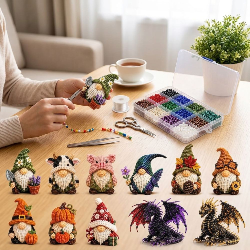 Levendige buiskralen 3D kralen - Art Craft Education recensie en prijs