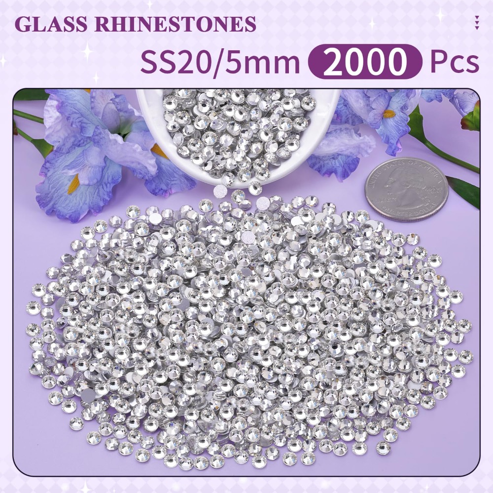 2000 stuks transparante SS20 5 - Art Craft Accessories recensie en prijs