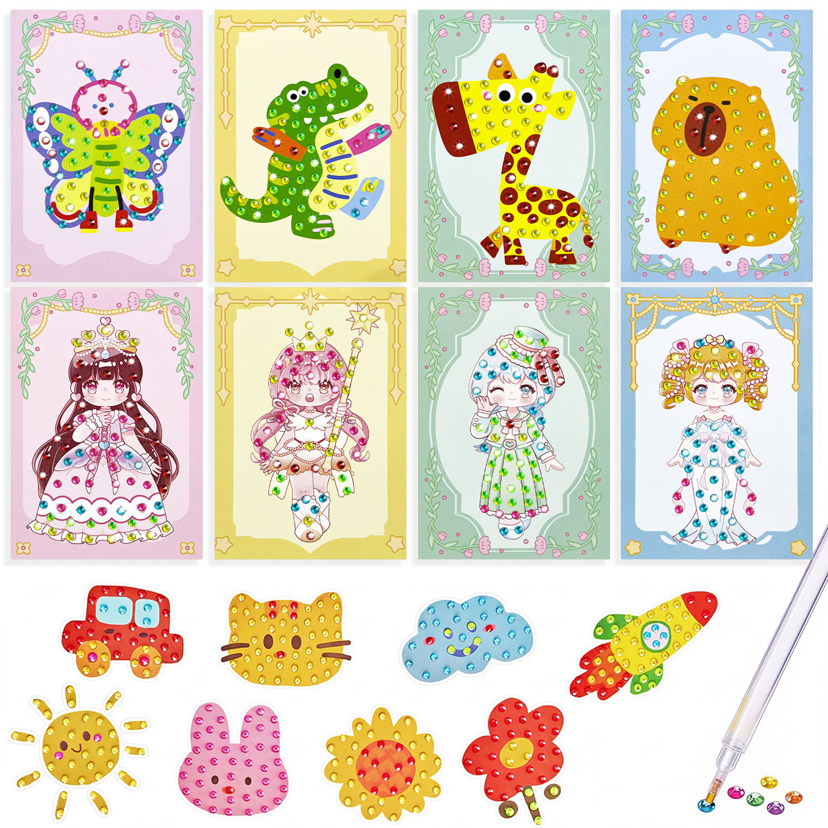 16-delige Gem Kit DIY knutsels - Art Craft Number recensie en prijs