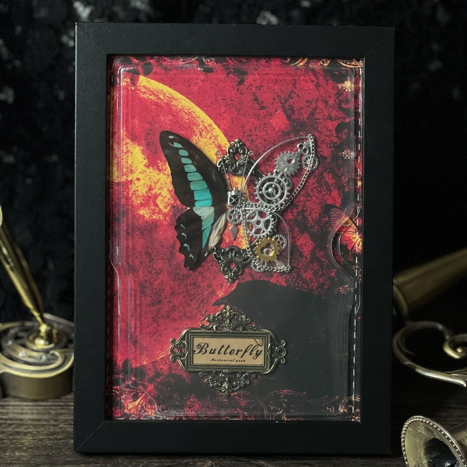 Steampunk vlinderframe DIY-kit - Art Craft With Paper recensie en prijs