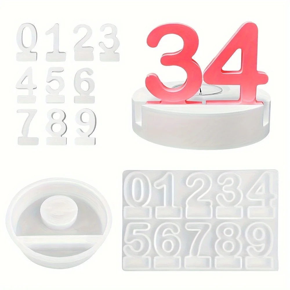 2-delige siliconen mallen voor - Art Craft Number recensie en prijs