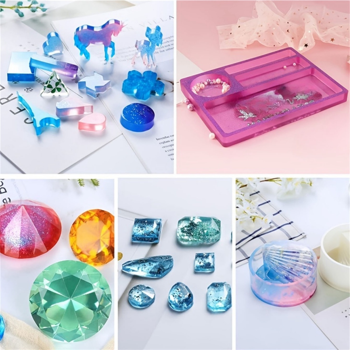 10 kleuren/set doorschijnende  - Alcohol Ink Set recensie en prijs