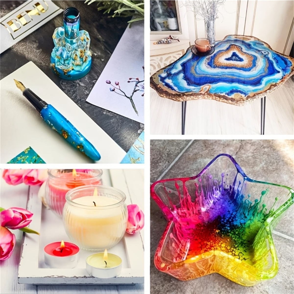 10 kleuren/set doorschijnende  - Alcohol Ink Set recensie en prijs