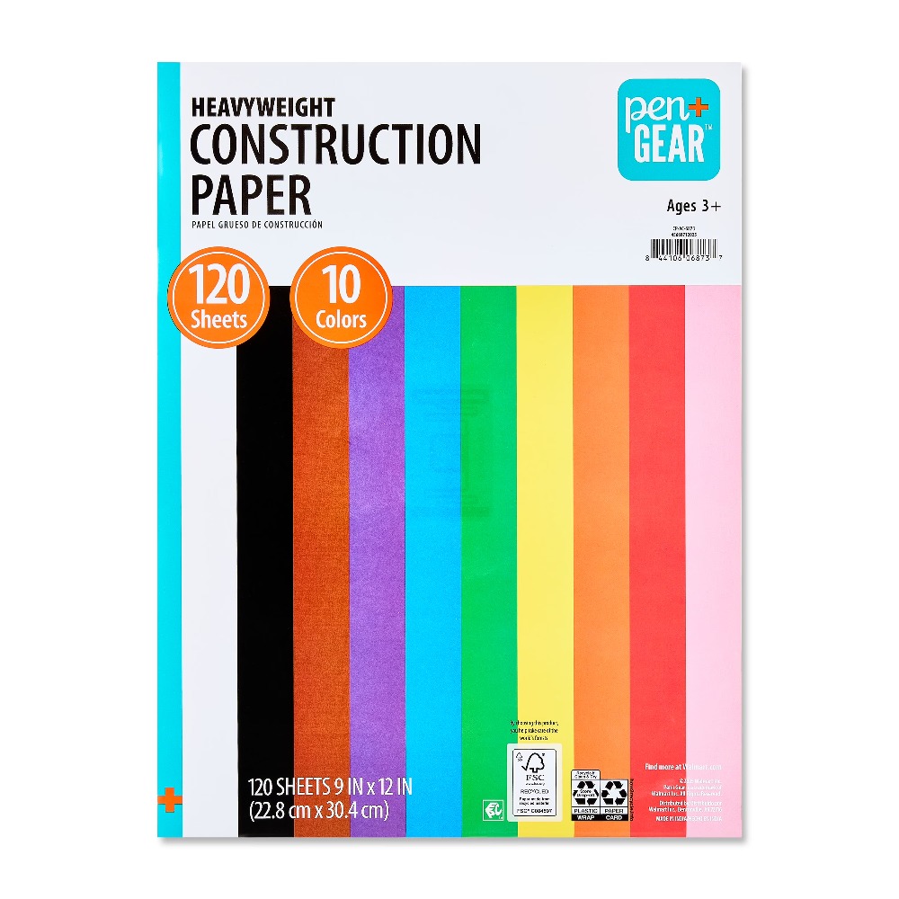 120 vellen zwaar constructiepa - Art Craft With Paper recensie en prijs