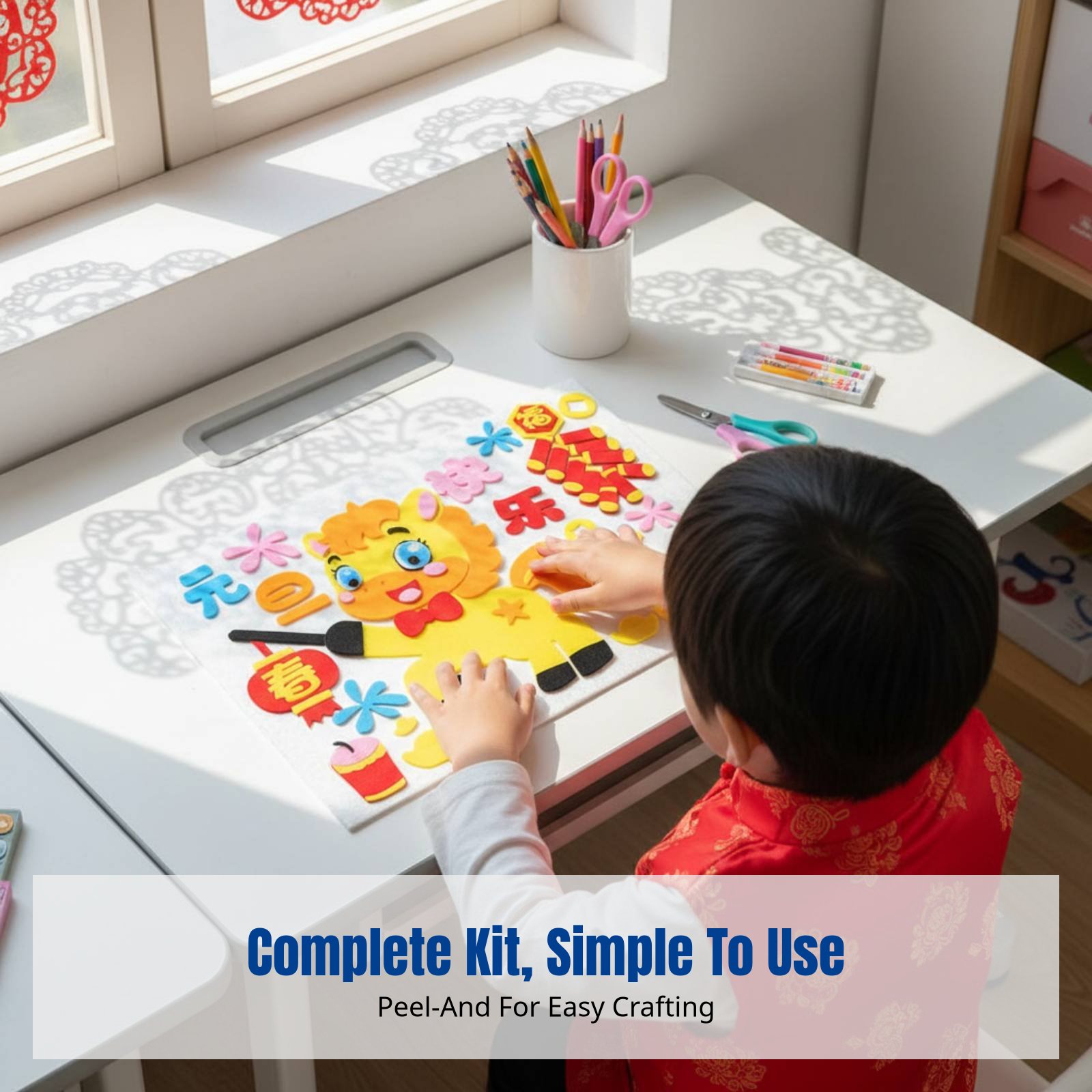 2026 Nieuwjaars DIY Stoffen Ku - Art Craft For Kindergarten recensie en prijs