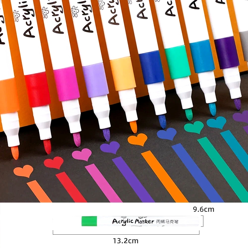 Zachte punt acrylmarker set 12 - Art Craft 4 Years Old recensie en prijs