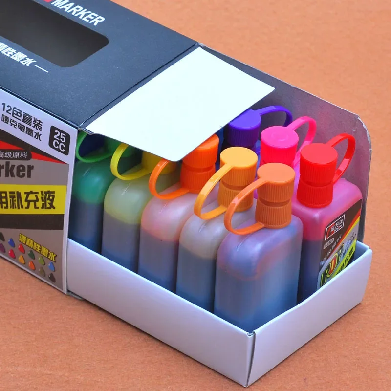 12 Kleuren 25Ml Gebottelde Mar - Alcohol Ink Set recensie en prijs