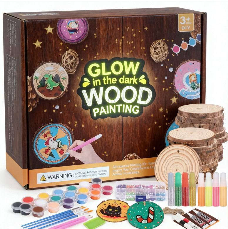 Kinder Glow-in-the-dark houten - Art Craft Education recensie en prijs