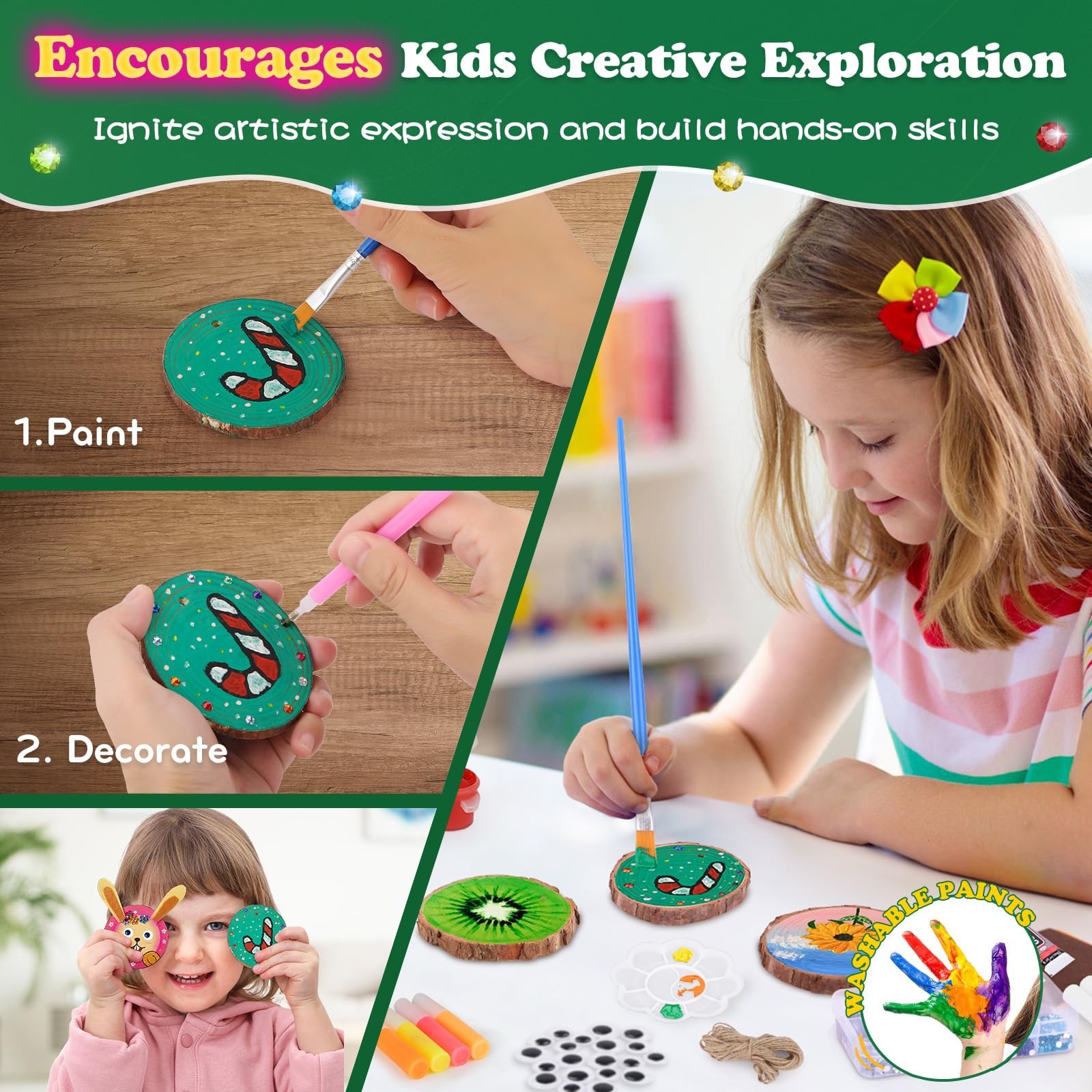 Kinder Glow-in-the-dark houten - Art Craft Education recensie en prijs