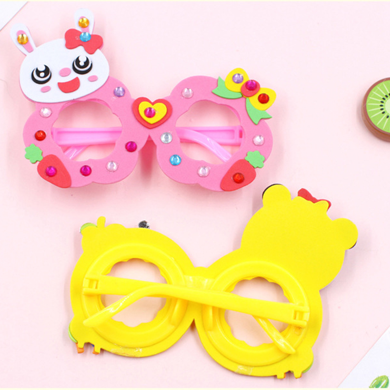 2/6/12 Sets Cartoon EVA Diaman - Art Craft Glasses recensie en prijs