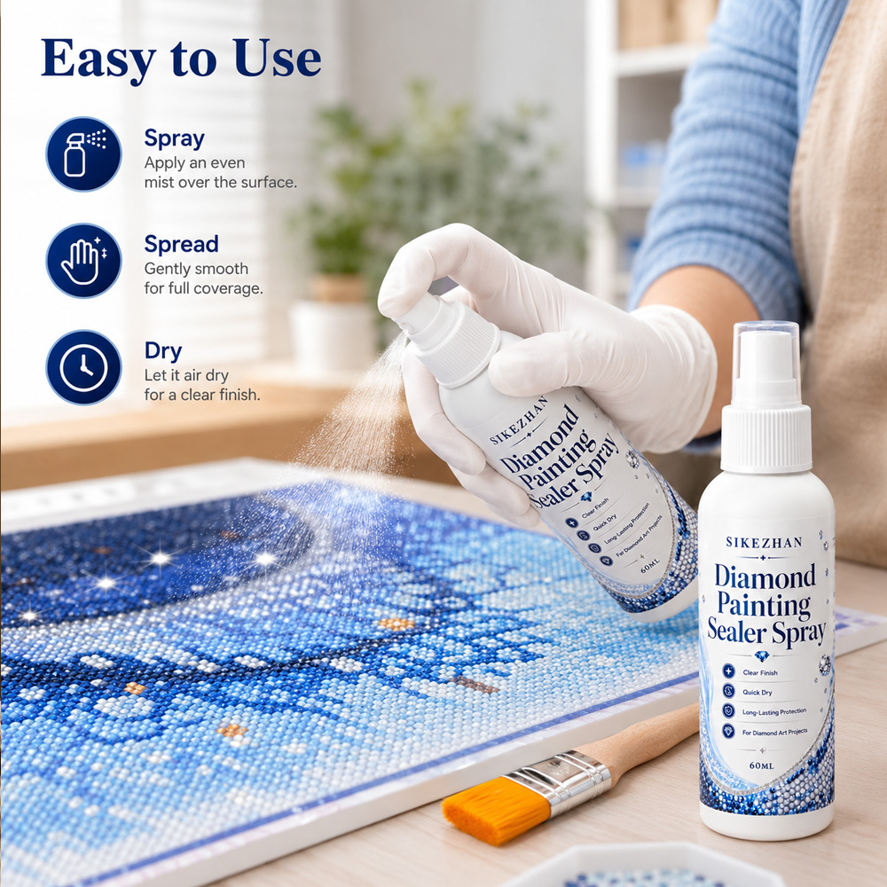 SIKEZHAN 3-pack diamant schild - Art Craft Picture recensie en prijs