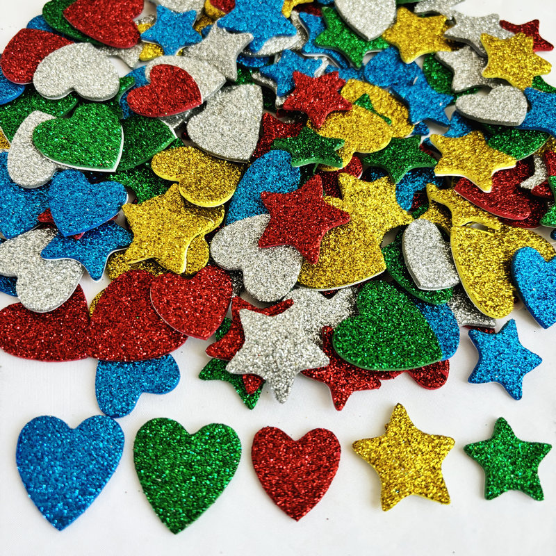 150 Stks/partij. Glitter Ster  - Art Craft For Kindergarten recensie en prijs