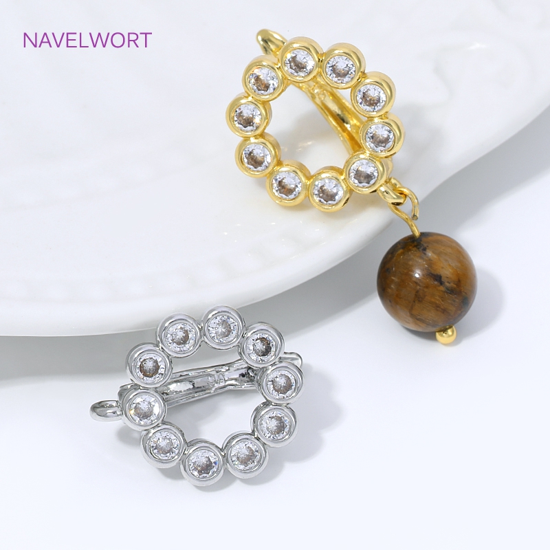 18K vergulde waaier-vormige bl - Art Craft Accessories recensie en prijs