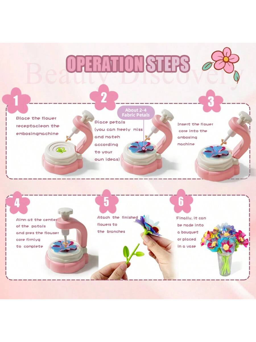 Kids Flower Craft Kit met pers - Art Craft 4 Years Old recensie en prijs