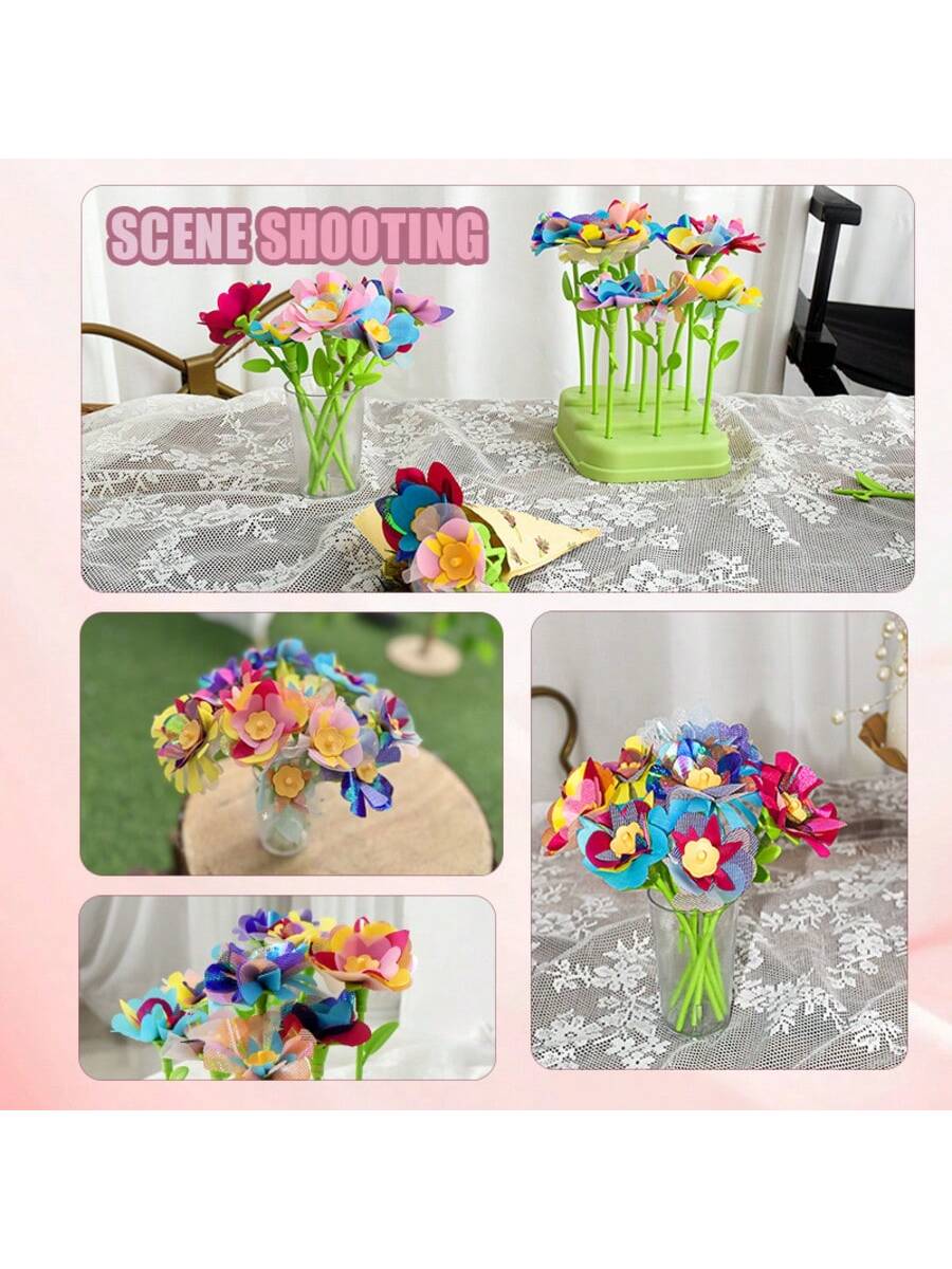 Kids Flower Craft Kit met pers - Art Craft 4 Years Old recensie en prijs
