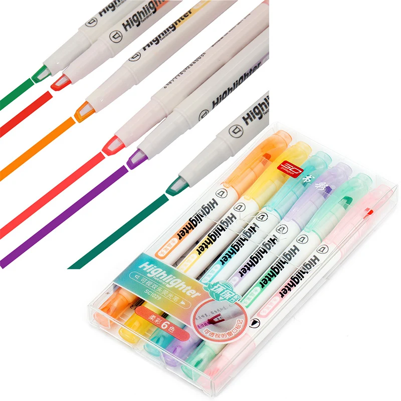 6 kleuren/set Unieke Window Ti - Stabilo Marker Boss recensie en prijs