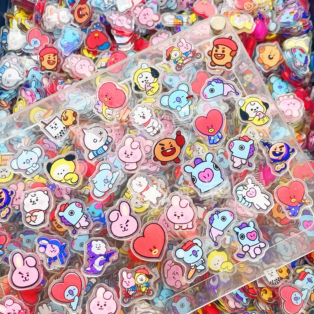 BT21 2cm exquisite acrylplaten - Art Craft Accessories recensie en prijs