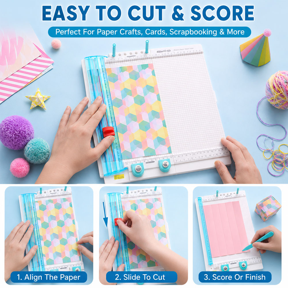 7-in-1 papiertrimmer & vouwbor - Art Craft With Paper recensie en prijs