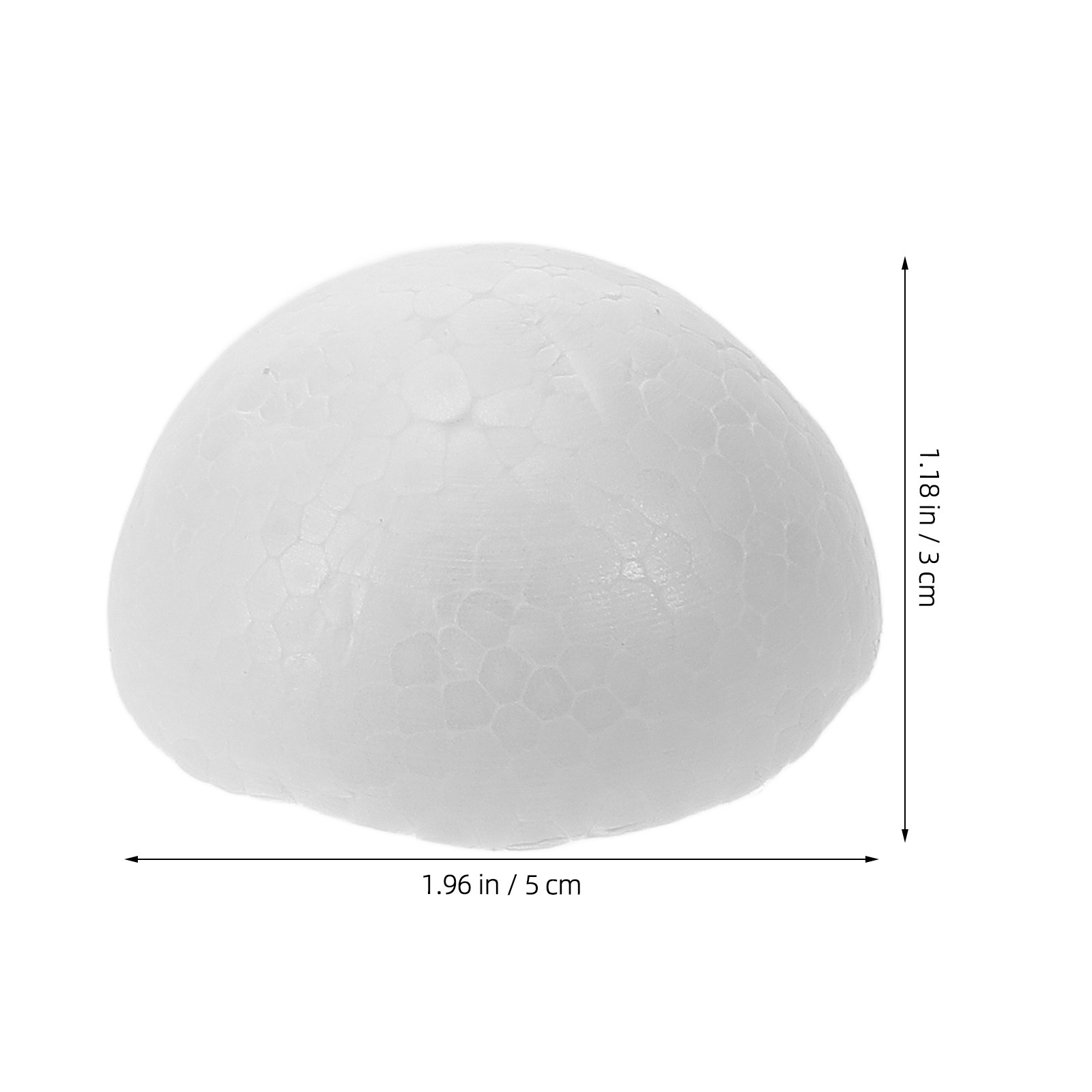 10 stuks 5 cm witte polystyree - Art Craft For Kindergarten recensie en prijs