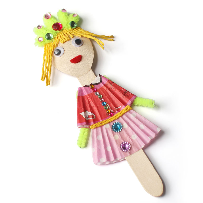20 STKS/PARTIJ. Houten lepel k - Art Craft For Kindergarten recensie en prijs
