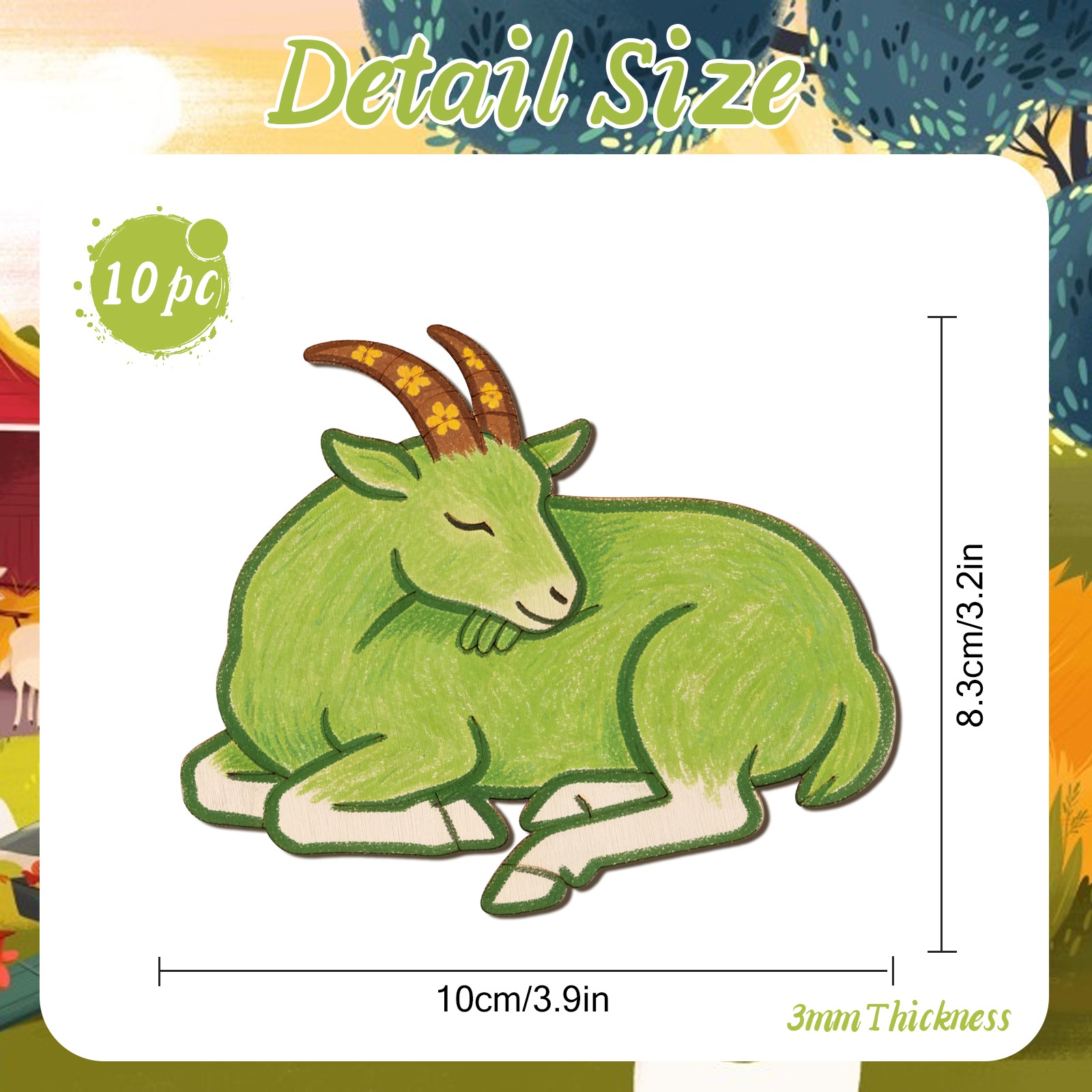 10 stks/set Onvoltooide Houten - Art Craft Us recensie en prijs