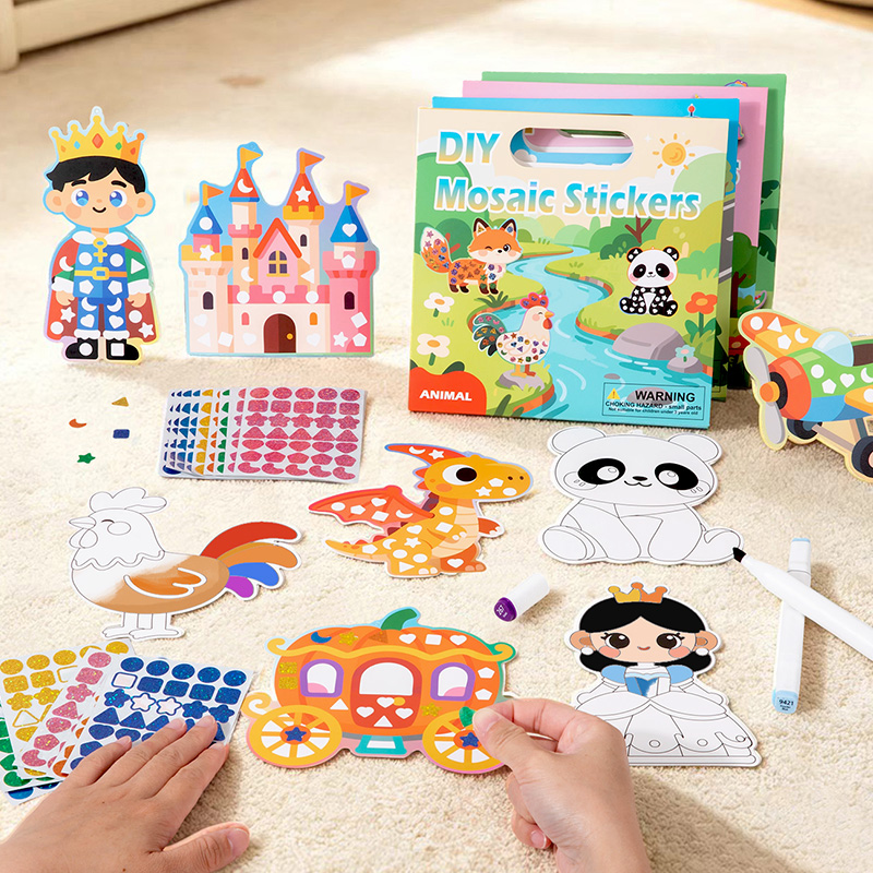 2-in-1 DIY Mozaïek Sticker & K - Dinosaur And Craft recensie en prijs