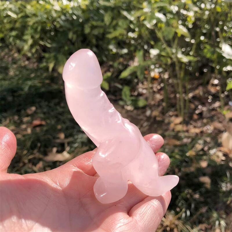 1PCS Natuurlijke Rozenkwarts C - Dinosaur And Craft recensie en prijs